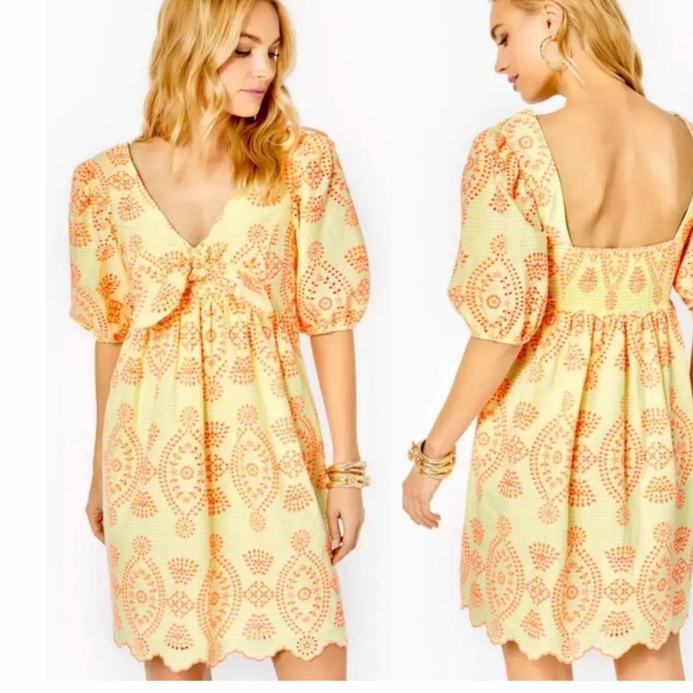 Lilly Pulitzer Sarafina eyelet dress size 12 NWT - Picture 2 of 12